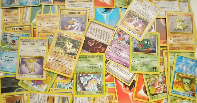 Pokémon TCG cards in play